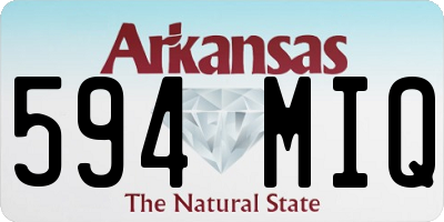 AR license plate 594MIQ