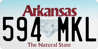 AR license plate 594MKL