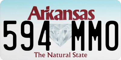 AR license plate 594MMO