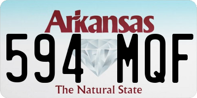 AR license plate 594MQF