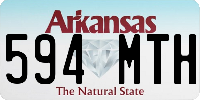 AR license plate 594MTH