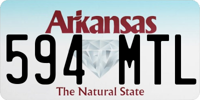AR license plate 594MTL