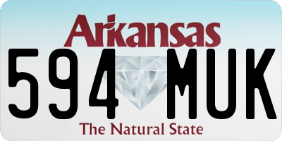 AR license plate 594MUK