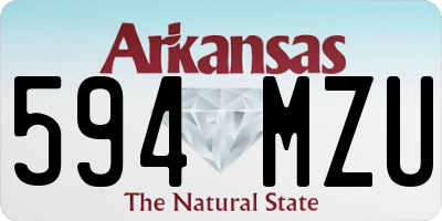 AR license plate 594MZU
