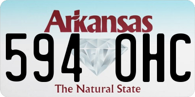 AR license plate 594OHC