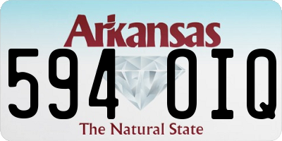 AR license plate 594OIQ