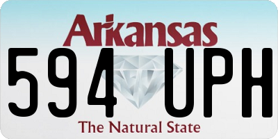 AR license plate 594UPH