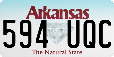 AR license plate 594UQC