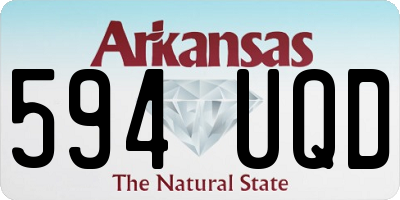 AR license plate 594UQD