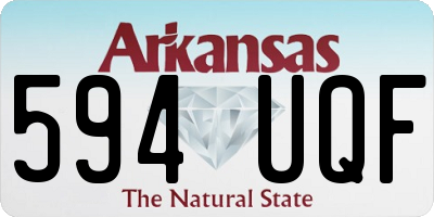 AR license plate 594UQF