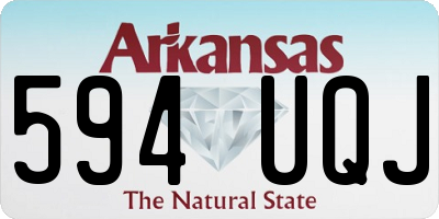 AR license plate 594UQJ