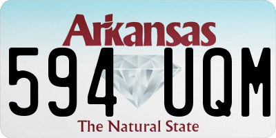 AR license plate 594UQM