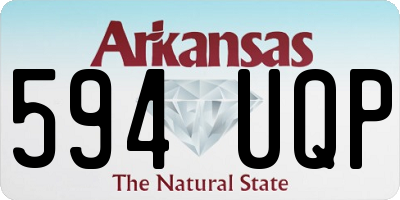AR license plate 594UQP