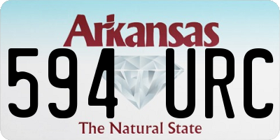 AR license plate 594URC