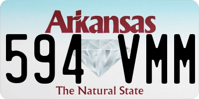 AR license plate 594VMM