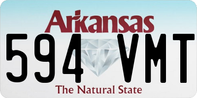 AR license plate 594VMT