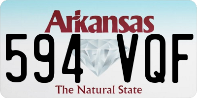 AR license plate 594VQF