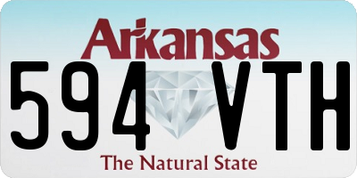 AR license plate 594VTH