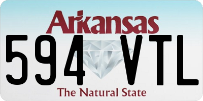 AR license plate 594VTL