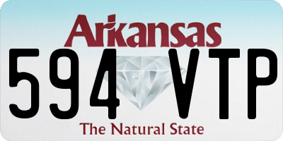 AR license plate 594VTP