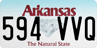 AR license plate 594VVQ