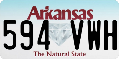 AR license plate 594VWH