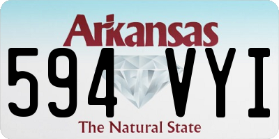 AR license plate 594VYI