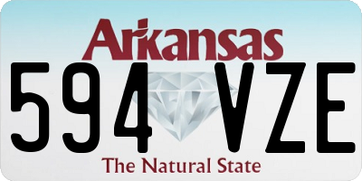 AR license plate 594VZE