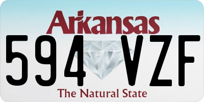AR license plate 594VZF
