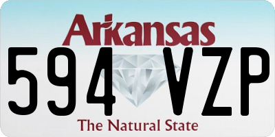 AR license plate 594VZP