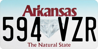 AR license plate 594VZR