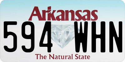 AR license plate 594WHN