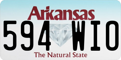 AR license plate 594WIO