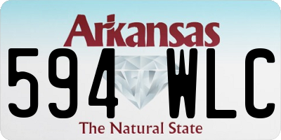AR license plate 594WLC
