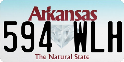 AR license plate 594WLH