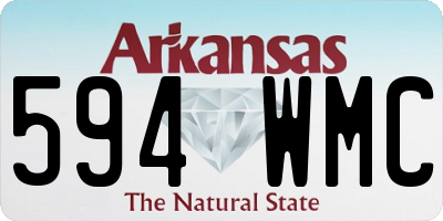 AR license plate 594WMC