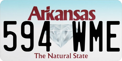 AR license plate 594WME