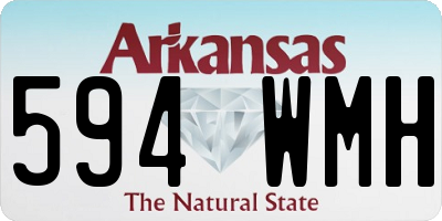 AR license plate 594WMH