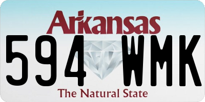AR license plate 594WMK