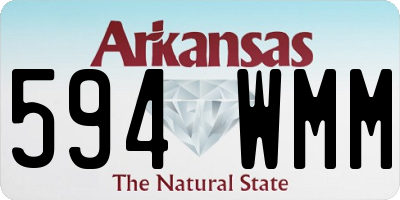 AR license plate 594WMM