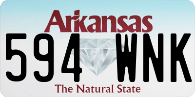 AR license plate 594WNK