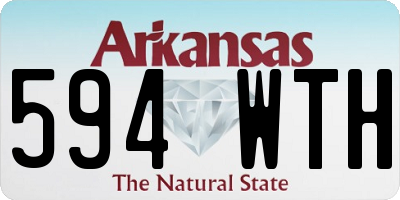 AR license plate 594WTH