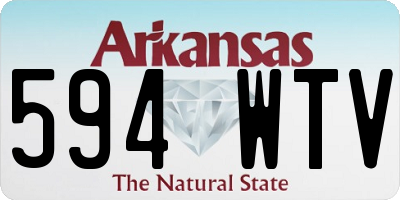 AR license plate 594WTV