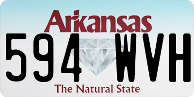 AR license plate 594WVH