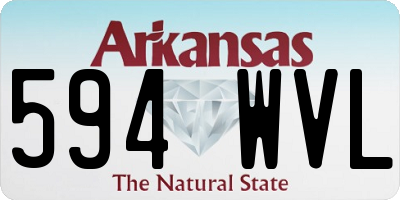 AR license plate 594WVL