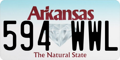 AR license plate 594WWL