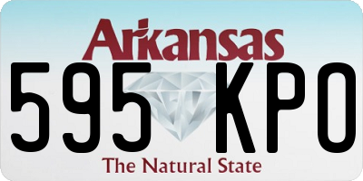 AR license plate 595KPO