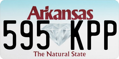 AR license plate 595KPP