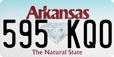 AR license plate 595KQO