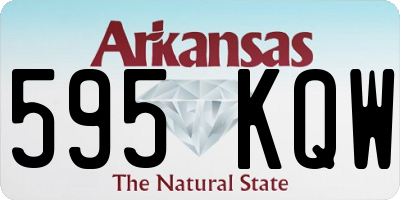 AR license plate 595KQW